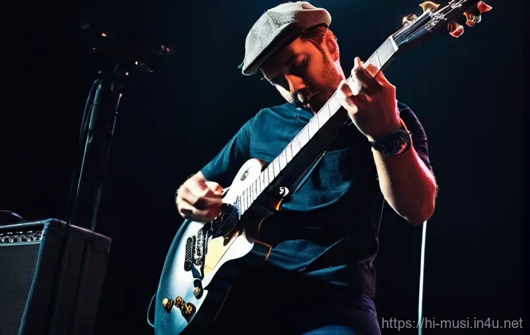 기타 튜닝 머신 종류 - **Prompt:** A close-up, artistic shot of a musician's hands gently adjusting a sophisticated, high-r... 기타 튜닝 머신 종류 - **Prompt:** A close-up, artistic shot of a musician's hands gently adjusting a sophisticated, high-r...