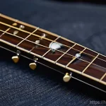 Home 10 기타 브릿지 핀 제거법 - **Prompt 1: The Art of Gentle Bridge Pin Removal**
"A close-up shot of an acoustic guitar's brid...