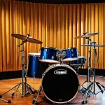 Home 8 드럼 녹음 장비 추천 - **Prompt 1: The Heart of the Beat - Drum Recording Setup**
"A highly detailed, realistic photogr...
