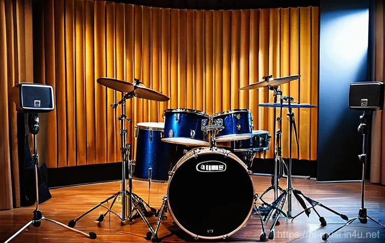 드럼 녹음 장비 추천 - **Prompt 1: The Heart of the Beat - Drum Recording Setup**
"A highly detailed, realistic photogr...